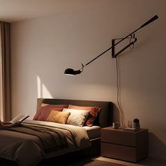 Lámpara de pared moderna con brazo giratorio