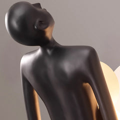 مصباح أرضي فاخر بتصميم نحتي، إصدار ممتاز