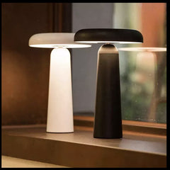 Modern Rechargeable LED Mushroom Table Lamp