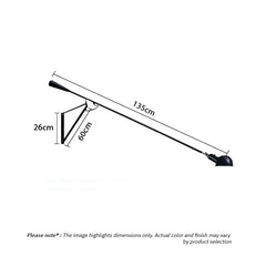 Lámpara de pared moderna con brazo giratorio