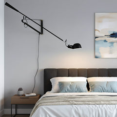 Lámpara de pared moderna con brazo giratorio
