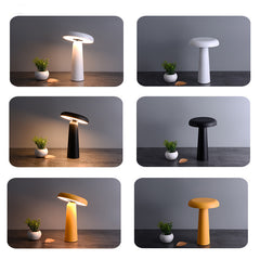 Modern Rechargeable LED Mushroom Table Lamp