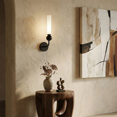 Aplique de pared moderno de mármol y cristal