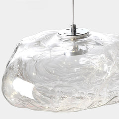 Crystal Petal Glass Pendant Light