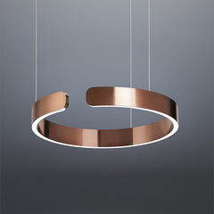 Sculptural Open Circle LED Ceiling Pendant