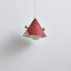 Modern Leather Cone Pendant  Light