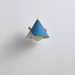 Modern Leather Cone Pendant  Light