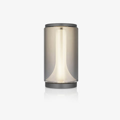 Modern Smoked Glass LED Floor Lamp