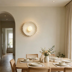 Ceramic Flower Wall Light