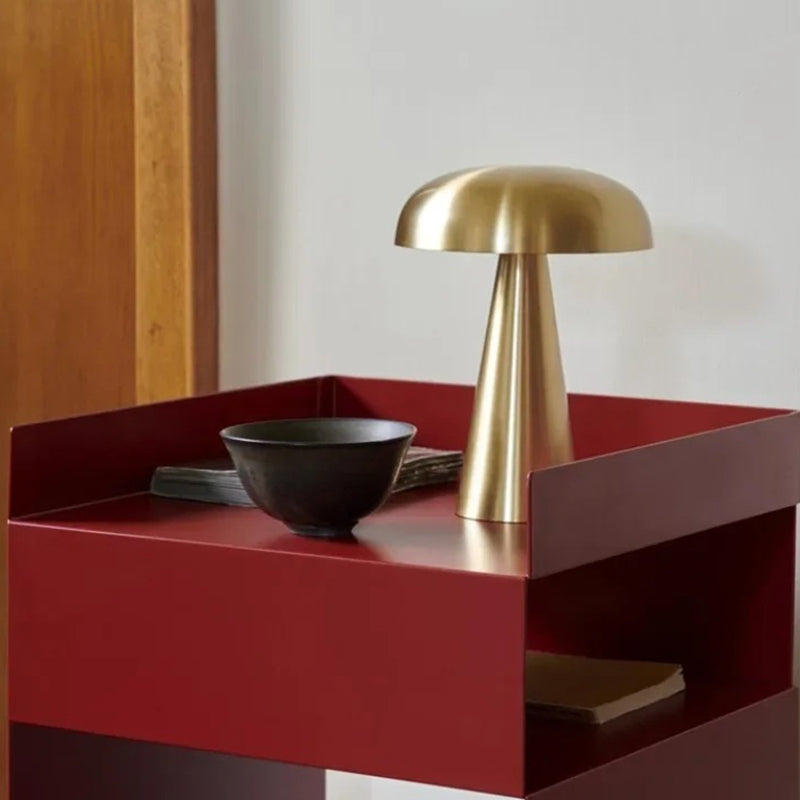 Luxury Aluminum Mushroom Table Lamp