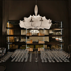 Zeppelin 1 White Pendant Light