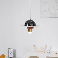 Luxury Marble Disc Pendant Light