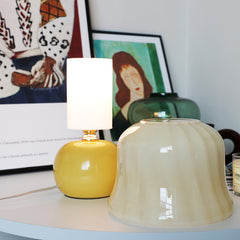 Modern Glass Mushroom Table Lamp