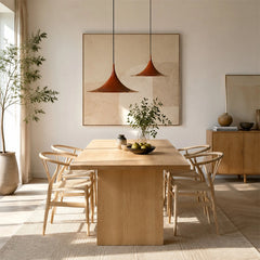 Modern Sculptural Cone Pendant Light