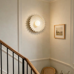 Ceramic Flower Wall Light