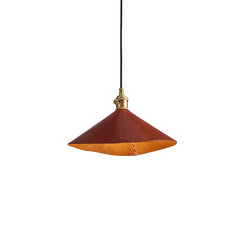 Modern Leather Box Pendant Light