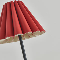 Modern Pleated Leather Table Lamp