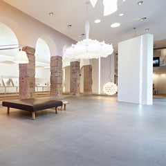 Zeppelin 1 White Pendant Light