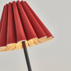 Modern Pleated Leather Table Lamp