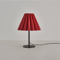 Modern Pleated Leather Table Lamp
