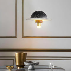 Luxury Marble Disc Pendant Light