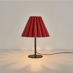 Modern Pleated Leather Table Lamp
