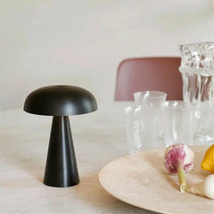 Luxury Aluminum Mushroom Table Lamp