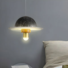 Luxury Marble Disc Pendant Light