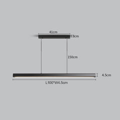 Modern Linear LED Pendant Lamp