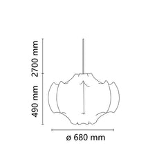 Viscontea White Pendant Light