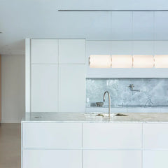Modern Smoked Glass Linear Pendant Light
