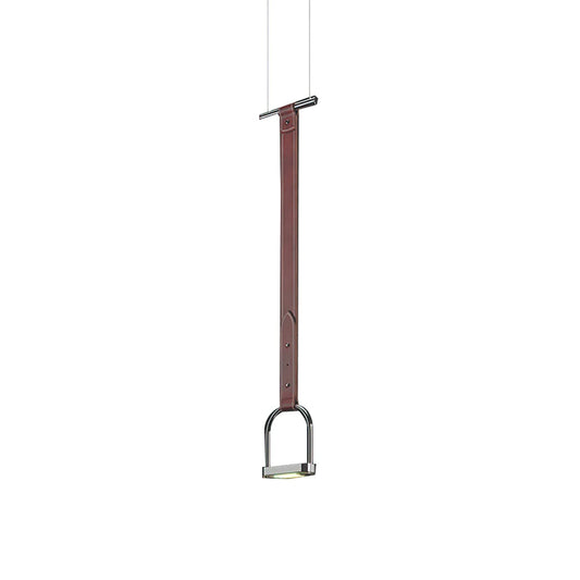 Modern Minimalist Leather Pendant