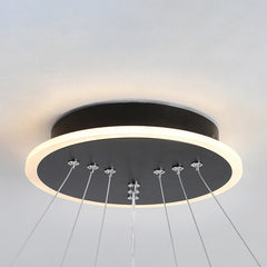Luxury Double Ring LED Chandelier