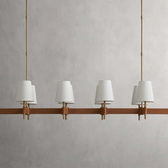Modern Leather Chandelier Light