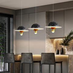 Luxury Marble Disc Pendant Light
