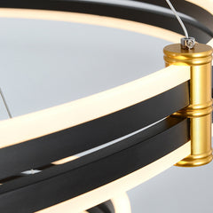 Luxury Double Ring LED Chandelier