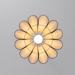 Modern Leather Pleated Pendant Light