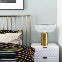 Modern Glass Stone Table Lamp