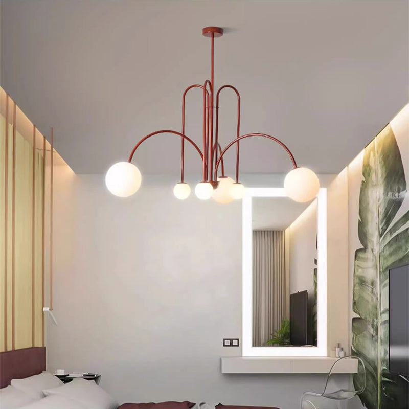Modern Arch Globe Chandelier