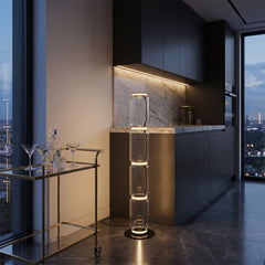 Modern Glass LED Floor Light