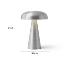 Luxury Aluminum Mushroom Table Lamp