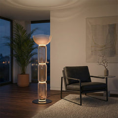 Modern Glass LED Floor Light