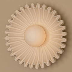 Ceramic Flower Wall Light