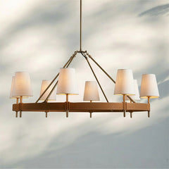 Modern Leather Chandelier Light