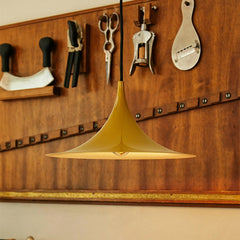 Modern Sculptural Cone Pendant Light