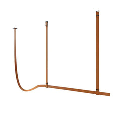 Modern Leather LED Linear Pendant Light