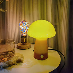 Modern Mushroom Glass Table Lamp