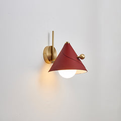 Modern Glass Metal Cone Wall Light
