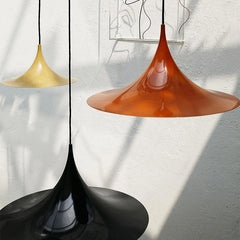 Modern Sculptural Cone Pendant Light