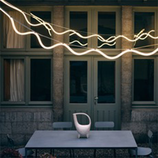 Modern LED Rope Linear Pendant Light